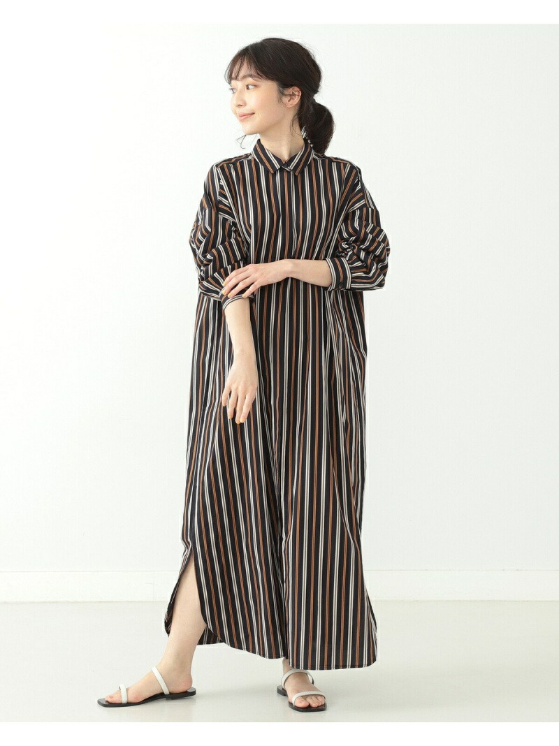 楽天市場 Sale Off Beams Heart ヒヨク シャツワンピース Beams Heart ビームス ハート ワンピース シャツ ワンピース ネイビー ベージュ Rba E 送料無料 Rakuten Fashion Beams ビームス