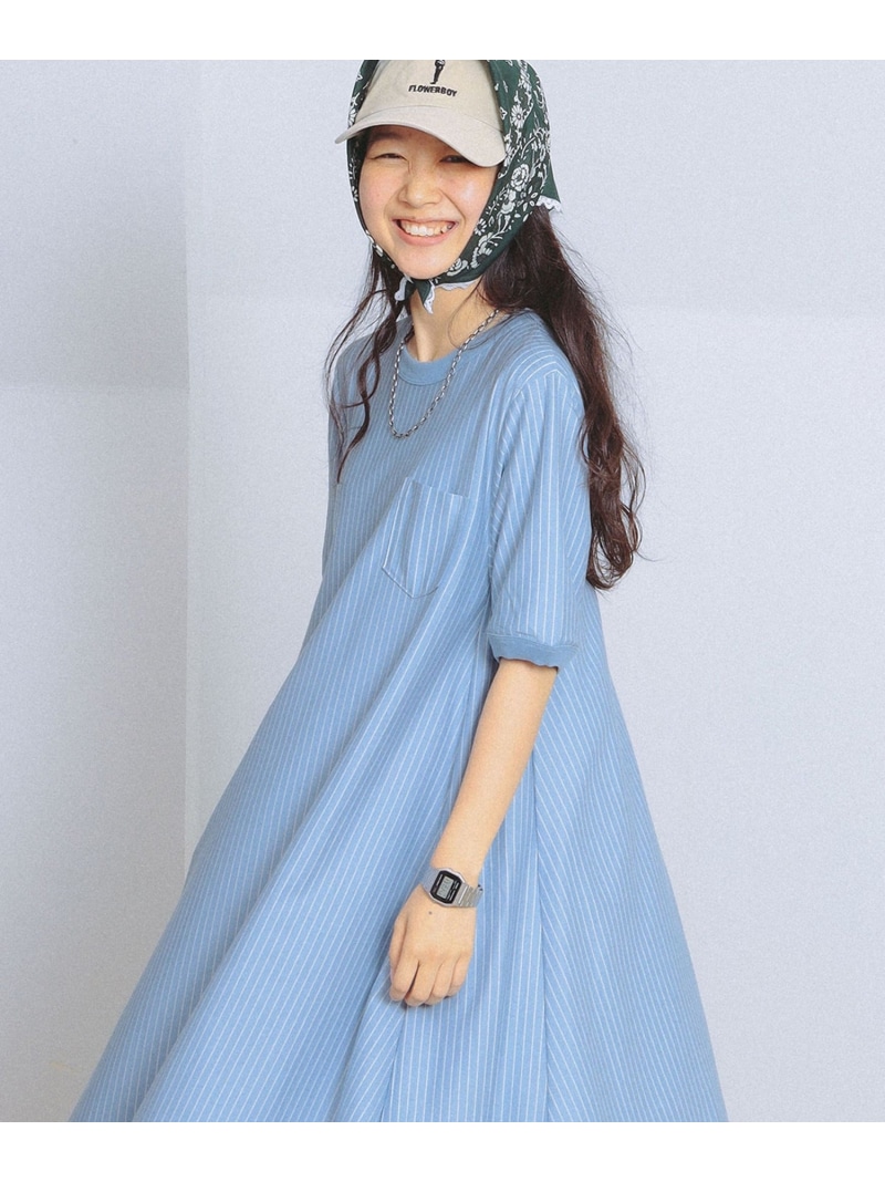 カット ツイル マキシ ワンピース レジャー 旅行 26SS BEAMS BOY ビームス ウイメン ワンピース・ドレス ワンピース グリーン ブラック【送料無料】[ Fashion]