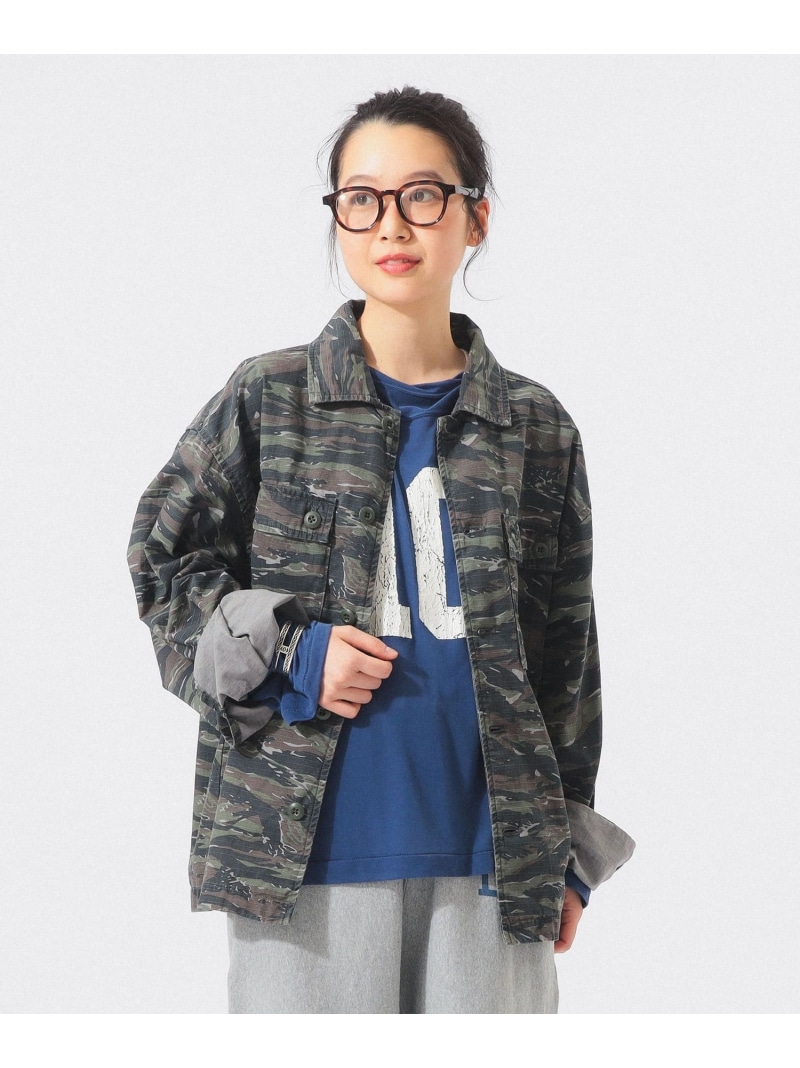 【SALE／50%OFF】下唇立ちふさがる ミリタリー 上衣 BEAMS BOY ビームス ウイメン ジャケット・アウター ミリタリー上衣 薄墨色 米国海軍【RBA_E】【貨物輸送無料】[ Fashion]