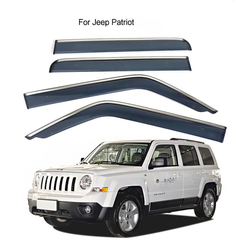 サイドドアバイザー スポーツ Jeep Patriot 2007-2017 専用 ウィンドウバイザー｜BEAM店