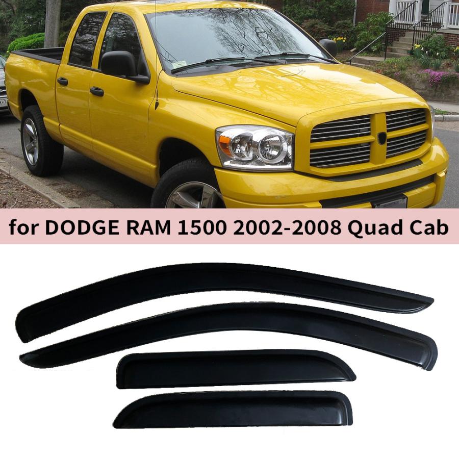 サイドバイザー Ram 1500 Quad Cab 2002-2008 ドアバイザー｜BEAM店