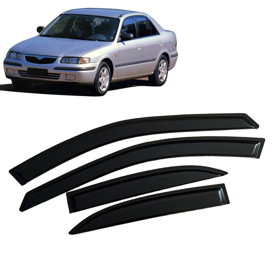 サイドバイザー マツダ Protege BH/BA 323 Familia SEDAN 1995-1998 ドアバイザー｜BEAM店