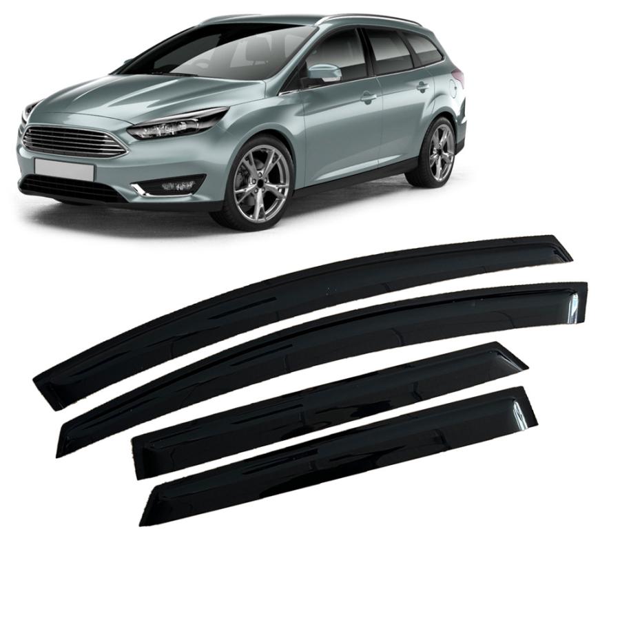 サイドバイザー フォード FOCUS MK3 WAGON 5-DOOR 2012-2018 ドアバイザー｜BEAM店