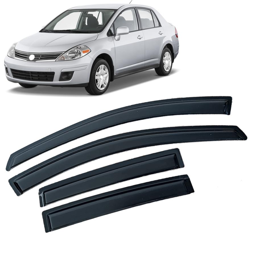 サイドバイザー 日産 VERSA C11 SEDAN 2007-2012 ドアバイザー｜BEAM店