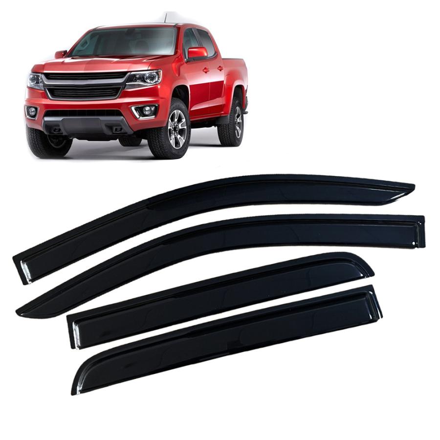 サイドバイザー シボレー Colorado CREW CAB Pickup 2015-2020 ドアバイザー｜BEAM店