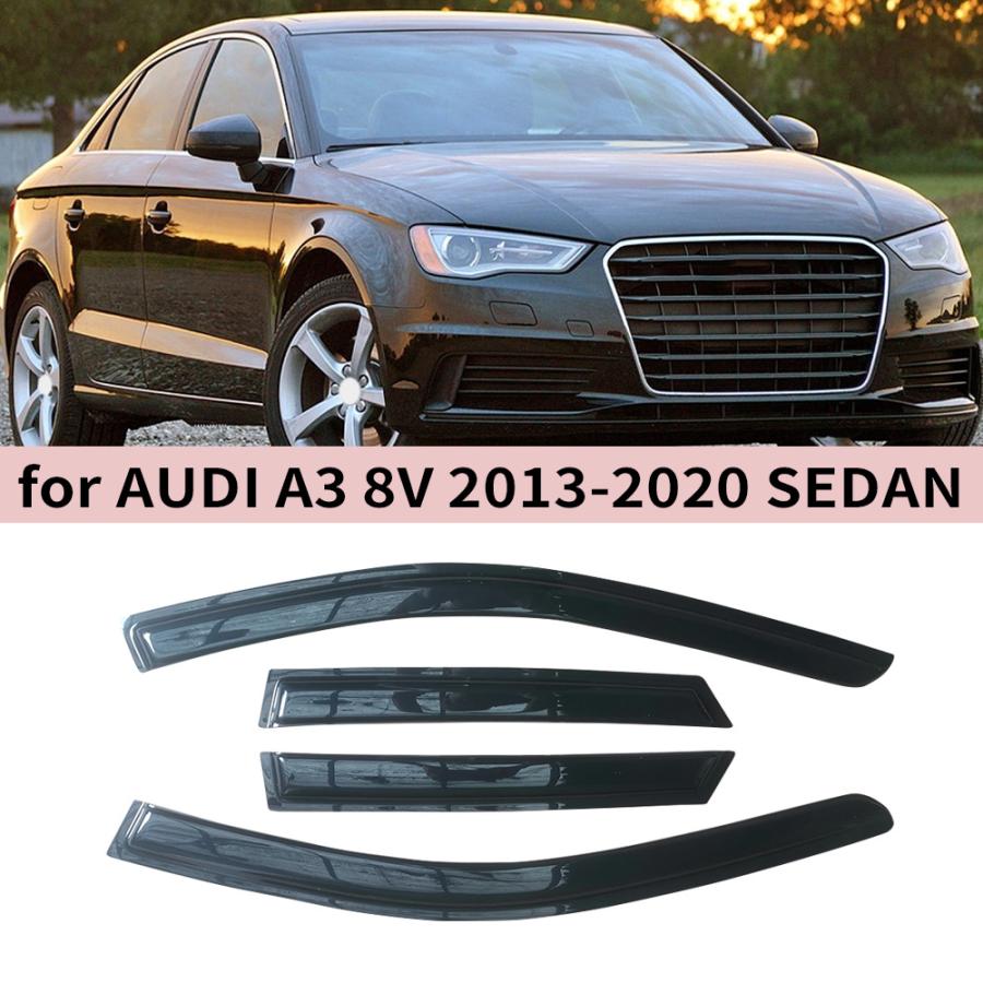 サイドバイザー アウディ A3 8V セダン 2013-2020 ドアバイザー｜BEAM店