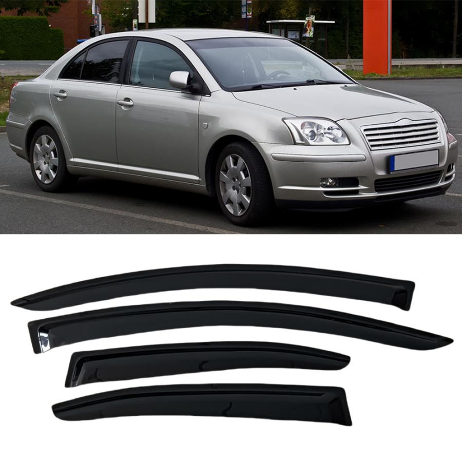 サイドバイザー トヨタ AVENSIS T250 SEDAN 2003-2008 ドアバイザー｜BEAM店