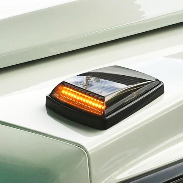 ベンツW463 Gクラス【 ボンネット フロントウインカーLEDスタイリッシュ 】G350d/G320/G500/G550/G55/G63/G65｜BEAM店