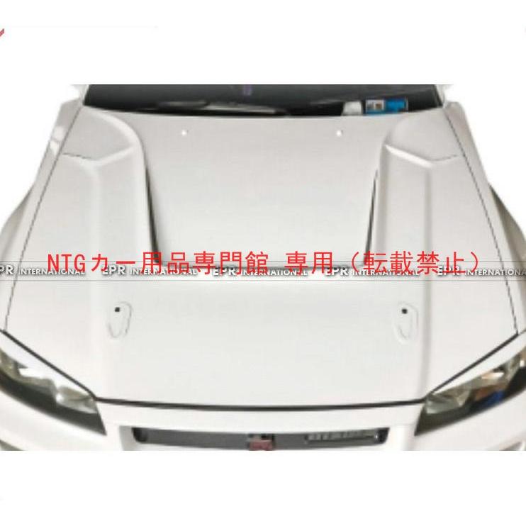 カスタムパーツ ボンネット ニッサン R34 GTT TS カーボン製|BEAM店