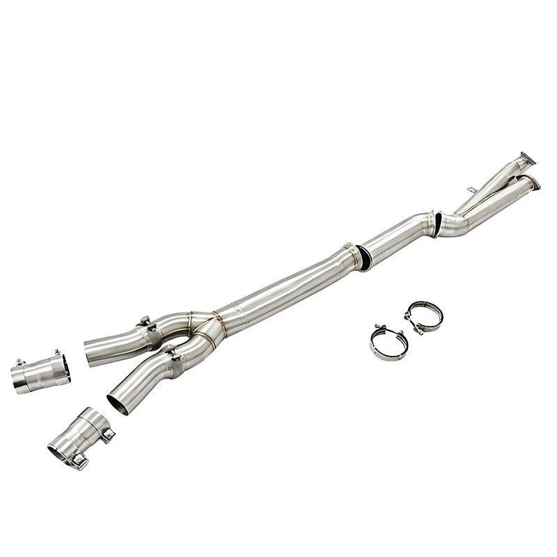 マフラーカッター BMW M3 G80 M4 G82 3.0T S58 シングルセンター 無加工ステンレス排気|BEAM店
