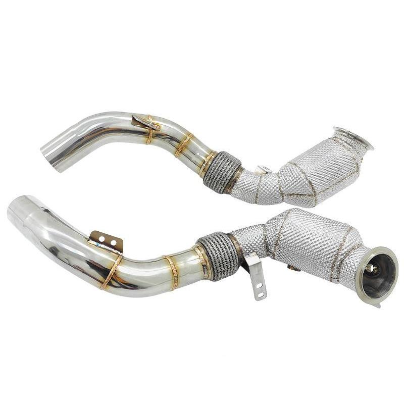 マフラーカッター BMW N62 650i 550i F10 F12 4.4T F85 X5M F86 X6M 断熱ラップ排気パイプ｜BEAM店