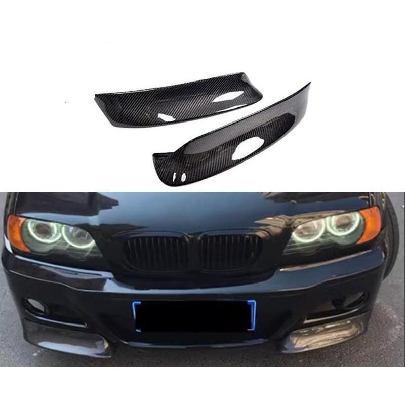 フロントリップ カーボン M3 E46 2 分割 バンパーコーナー付き アンダーリップ 小型エアロパーツ|BEAM店