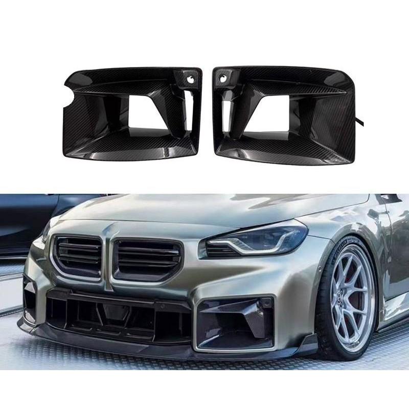 フォグダクト カーボン M2 G87 TRE スタイル フロントバンパーダクト エアロパーツ｜BEAM店