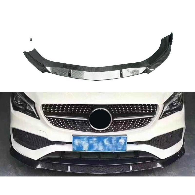 フロントリップ カーボン CLA W117 2016-2019 BS スタイル フロントスプリッター アンダーリップ フロントディフューザー エアロ一式|BEAM店