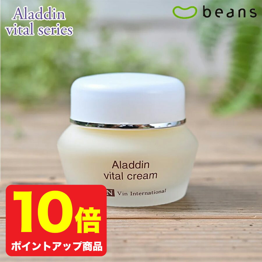 【ポイント10倍】VIN（ バン ）イオニート アラジン バイタルクリーム　40g【 無添加 低刺激 サロン専売品 美容室専売 保湿 クリーム エイジングケア 年齢肌 乾燥肌 毛穴 ハリ つや 】