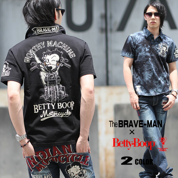 人気が高い Man Betty Brave The Boop b 17 半袖ポロ メンズファッション b 17