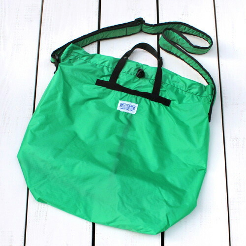 Battle Lake  Ripstop Padded Strap Shoulder  nylon tote bag 2way / Kelly \u003cBR\u003e バトルレイク \u003cBR\u003e パデッド 同盟罷業一回り 肩先  うしろ側 トート 上唇立ちふさがる ナイロン  2通い路 / ケリー 緑であること  made インチ usa 亜米利加製  battle