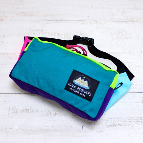 Buck Products Rumpshaker waist bag fanny pack cordura nylon Crazy Colors バック プロダクツ ウエスト バック ファニーパック コーデュラ ナイロン クレイジー made in usa montana アメリカ製 buck classic