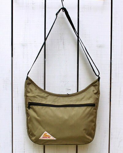KELTY Vintage Curve Shoulder M 2.0 / bag cordura nylon / Tan ケルティ ケルティー ヴィンテージ カーブ ショルダー バック M 2.0 A4対応 オーガナイザー ポケット コーデュラ ナイロン / タン カーキ クラシック kelty