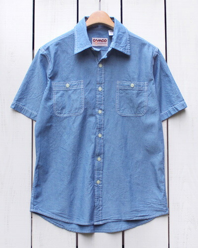 _【新品未使用】CAMCO カムコ S/S CHAMBRAY WORK CAMCO（カムコ）/ CHAMBRAY WORK SHIRTS(シャンブレー 長袖