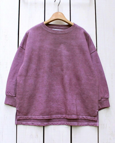 Good On women Relax Sweat / wide Light French Terry P- Azuki / pigment グッドオン グットオン リラックス スウェット ワイド シルエット 裏毛 アズキ 製品染め / ウィメンズ made in JAPAN 日本製 goodon|Beard Store