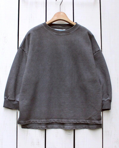Good On women Relax Sweat / wide Light French Terry P- Grey / pigment グッドオン グットオン リラックス スウェット ワイド シルエット 裏毛 グレー 製品染め / ウィメンズ made in JAPAN 日本製 goodon｜Beard Store 8,193円