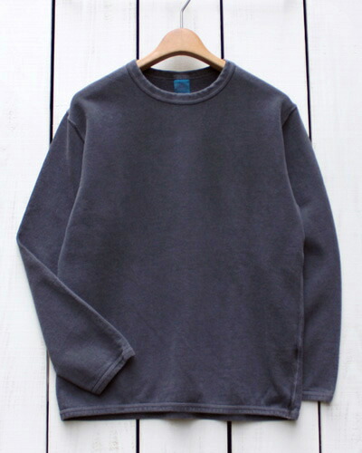 Good On \u003cBR\u003e LS Crew Sweat / Black Pigment \u003cBR\u003e グッドオン グットオン \u003cBR\u003e 労働者の一団 流汗 / 長袖 \u003cBR\u003e 整理保存用具 裾 袖 肋筋なし  分かりやすい 仕掛けるはたご屋 ミリタリー  黒いこと 生産品染め  made インチ japan 日本製 goodon good on 調教師