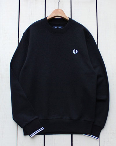 楽天市場】Fred Perry Crew Neck Sweatshrt sweat trainer / Midnight