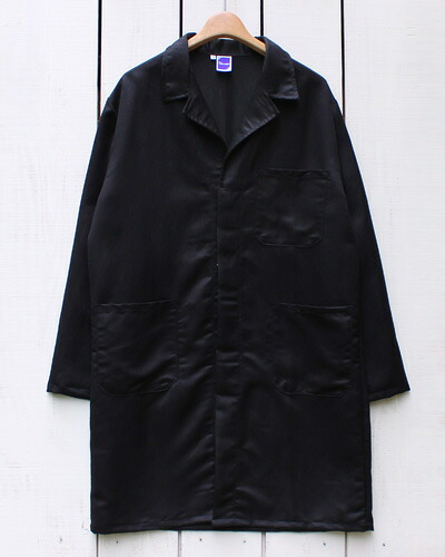 Massaua Solbiati Fosfor Work Coat long jacket Black / viscose ramie / made in italy マッサワ ワーク コート / ソルビアティ ロング丈 ジャケット / イタリア製 ブラック / リネン コットン ファクトリー factory massaua｜Beard Store