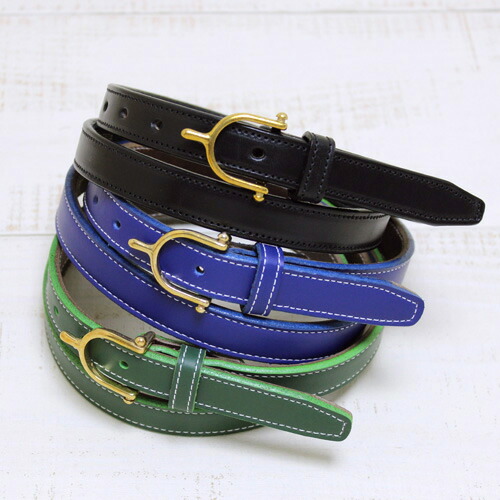 Tory Leather Equestrain Inspired Belt / 18mm made in usa english bridle leather / 3-Col トリー レザー ブライドル レザー ベルト / 1.8cm 細幅 米国製 4.5～5.0mm厚 / 3色展開 / 馬具 馬術 ユニセックス unisex tory 定番 別注