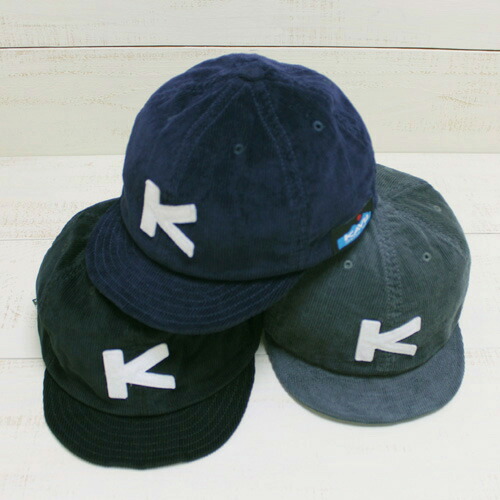 KAVU Cord Baseball Cap / short visor Corduroy / 4-col カブー コード ベースボール キャップ ショート ソフト バイザー コーデュロイ / 4色 ブラック ネイビー チャコール ブラウン 日本製 kavu outdoor camp fes