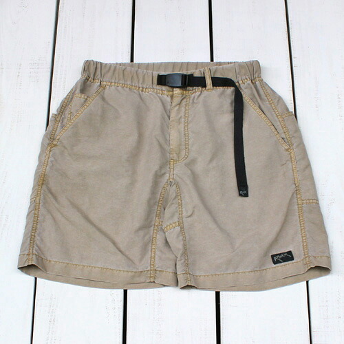Rokx QD Mountain Short / quick dry nylon pigment dye / Dark Khaki ロックス クイック ドライ マウンテン ショーツ ショートパンツ 膝上丈 ナイロン 軽量 ピグメント 染め / ダーク カーキ rokx クライミング travel|Beard Store
