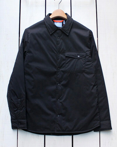 Mammut Seon IN Shirt AF / men stretch jacket / Black マムート セオン IN シャツ / 中綿 ジャケット ストレッチ 軽量 保温 断熱 アジアンフィット イージーケア メタル スナップボタン ブラック 黒 / mammut｜Beard Store