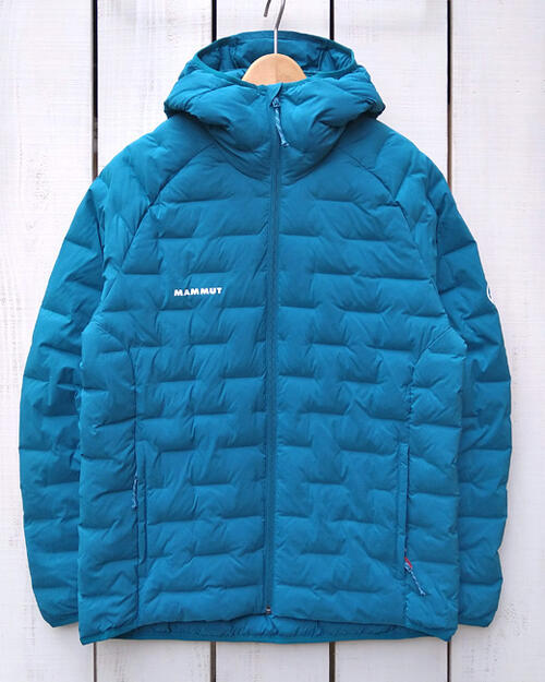 Mammut Sender IN Hooded Jacket AF Men Deep Teal / Loopinsulation eco sustinable マムート センダー インサレーション フーデッド ジャケット ディープ ティール 中綿 保温 耐風 撥水 リサイクル素材 / mammut