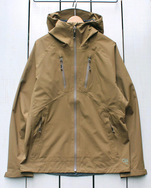 Outdoor Research  Allies Microgravity Jacket / Coyote  ascent shell stretch hood  アウトドア 問い合わせ  アリーズ マイクロ グラビティ 上衣  コヨテ / アセントシェル 伸ばすこと  雨合羽 防風 透湿   tactical outdoor メンズウェア-ウェア-スポーツ・アウトドア
