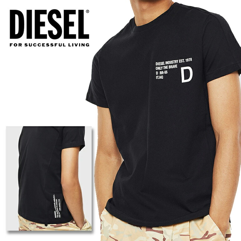 楽天市場】ディーゼル DIESEL メンズ WロゴTシャツ 半袖 トップスT