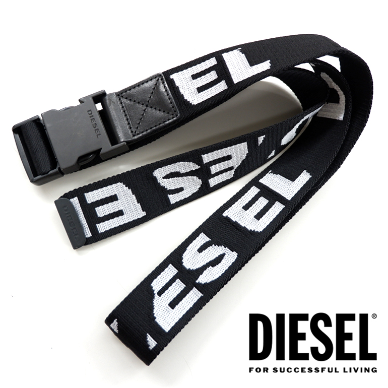 数量限定 特売 楽天市場 ディーゼル Diesel ガチャベルト ロゴ B 18 Belt X P1685 T8013ブラック 黒 シンプル かっこいいストリート ナイロンベルト Made In Italy インポートショップ Beare 最適な材料 Www Faan Gov Ng