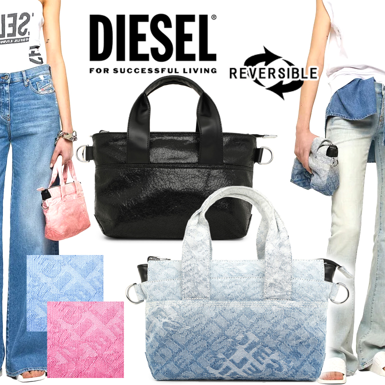 楽天市場】DIESEL ディーゼル デニム トートバッグ ショルダーバッグ