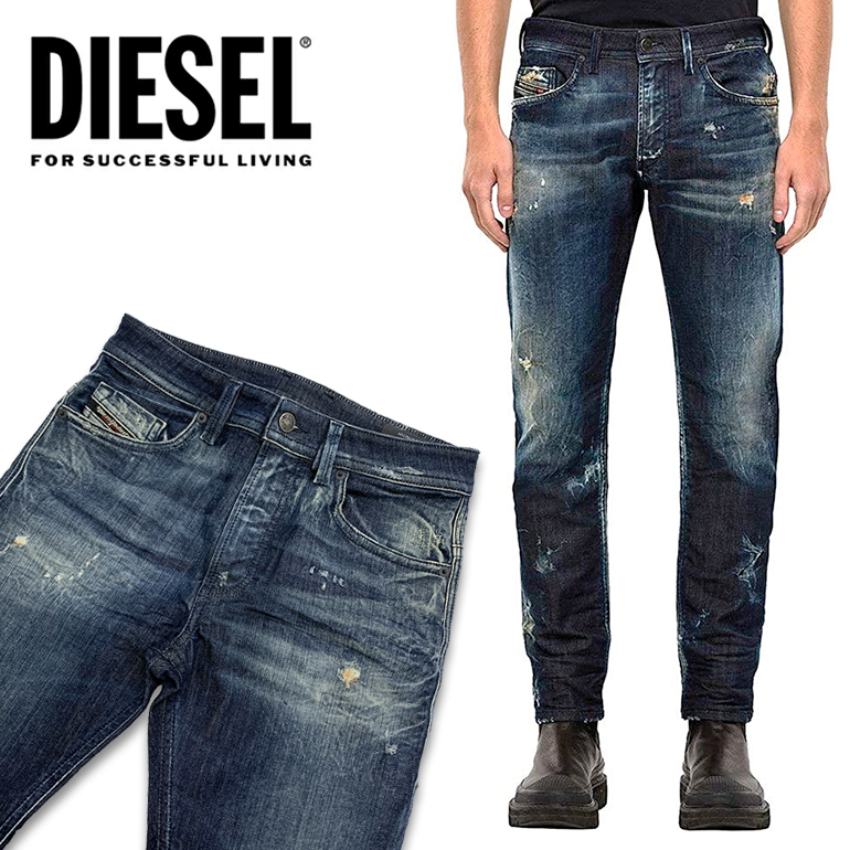 楽天市場】ディーゼル ジョグジーンズ DIESEL JOGG JEANS SWEAT PANTSSPENDER-NE R4PF8 メンズ デニム  Sweat jeans リラックス 楽 スウェットデニムクラッシュ デニム スウェットパンツ ストレッチ送料無料/即納/正規品ダークインディゴ  大きいサイズあり : インポート ...