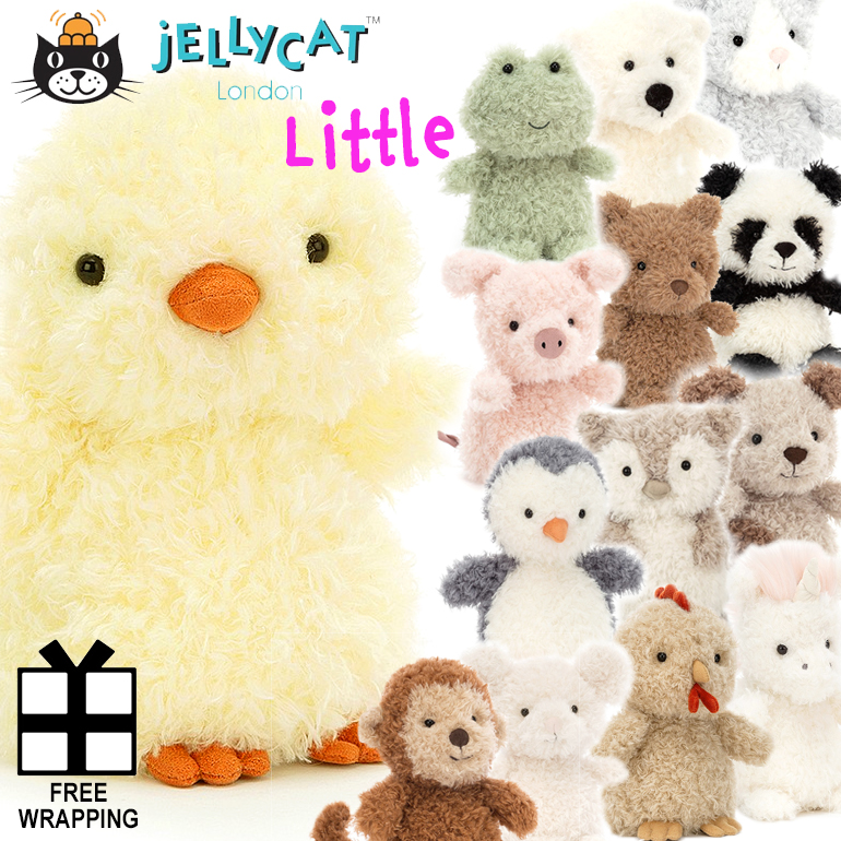 【楽天市場】JELLYCAT ジェリーキャット Little Owl Pup Polar Bear Kittenふくろう ブタ 犬 クマ