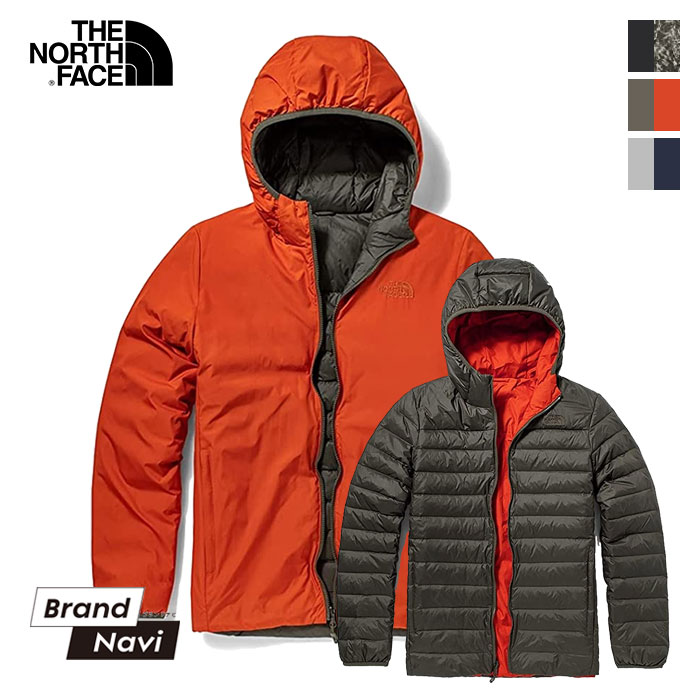 ノースフェイス軽量ダウン　メンズM リバーシブル THE NORTH FACE ノースフェイス メンズ ダウンジャケット