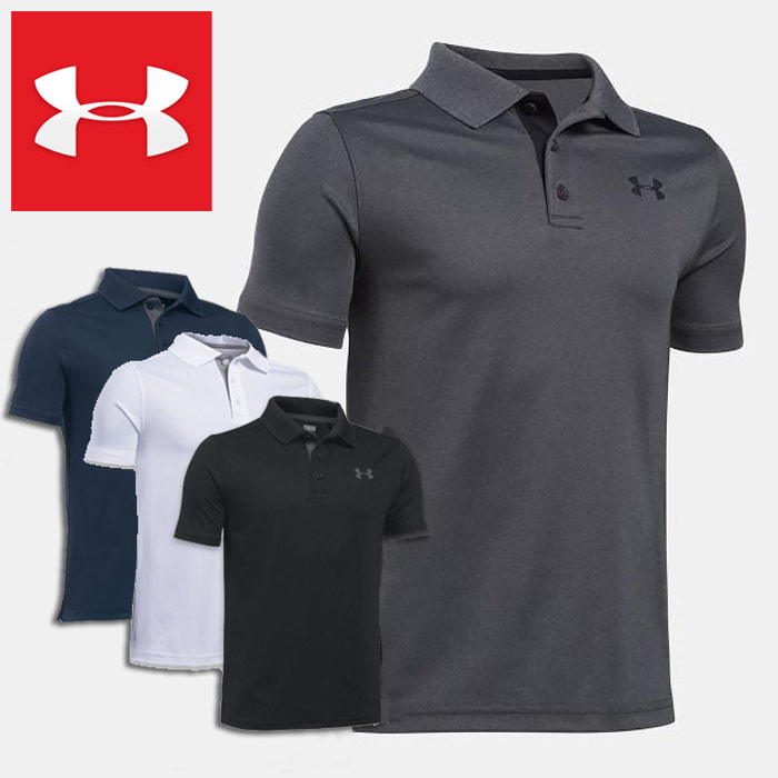 boys under armour polo