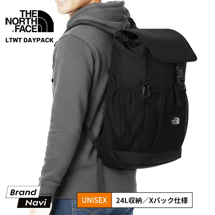 ザ・ノースフェイス リュック バッグ バックパック ザック 黒 24L LTWT DAYPACK デイパック メンズ レディース はっ水 PC収納 大容量 アウトドア X-Pac ナイロン 雨 連結 サブバッグ
