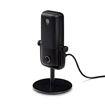 【中古】 Elgato Wave:1 - 最高級カーディオイドUSBコンデンサーマイク, 配信、ゲーミング、ホームオフィスに最適, 無料のミキサーソフトウェア, サウンドエフェクトプラグイン, 歪みなし, プラグ&プレイ, Mac/PC対応, Stream Deck対応