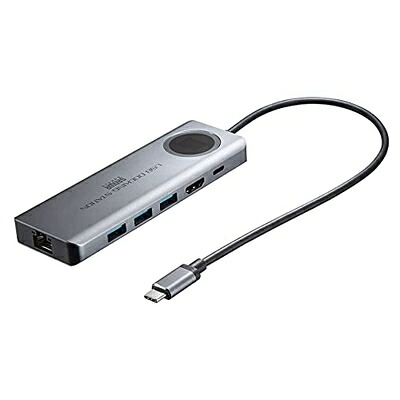 【中古】 サンワサプライ ドッキングステーション Type-C接続(USB3.2 Gen2対応) 電圧・電流チェッカー搭載 USB-DKM1
