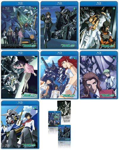 【中古】 機動戦士ガンダム00 ダブルオー 1st season 初回特典 豪華全巻収納BOX付 全7巻セット [マーケットプレイス Blu-rayセット]