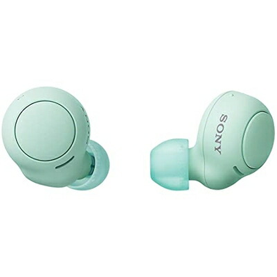 【中古】 ソニー(SONY) 完全ワイヤレスイヤホン WF-C500 : /軽量小型5.4g/高精度通話品質/簡単ペアリング/IPX4防滴性能/アイスグリーン WF-C500 GZ