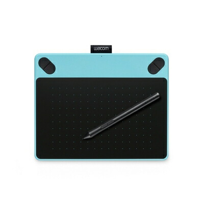 【中古】 ワコム Intuos Draw【旧モデル】ペン入力専用 お絵描き入門モデル Sサイズ ミントブルー CTL-490/B0