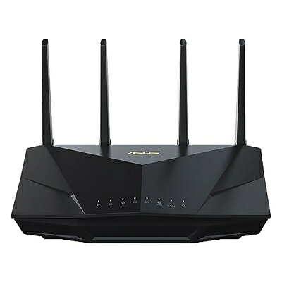 【中古】 ASUS WiFi RT-AX5400 (A) 無線 ルーター 最新規格WiFi6 4804+574Mbps v6プラス/ OCNバーチャルコネクトに対応。トリプルコア1.5GHzCPU搭載 最大2Gbpsの高速WANアグリゲーション接続 メッシュ/セキュリティ機能付 3階建4LDK