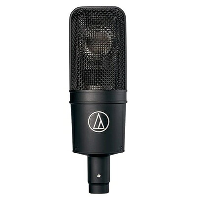 【中古】 オーディオテクニカ AT4040 コンデンサーマイク XLR 1インチ大口径ダイアフラム / DCバイアス / 単一指向性 / 80Hzローカットフィルタースイッチ / 10dBパッドスイッチ / 専用ショックマウント付属 / トランスレス 【国内正規品】 ブラック｜ベアホームズ